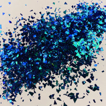 Load image into Gallery viewer, 1/4oz Raw Broken Glass Glitter - Teal Blue / Green