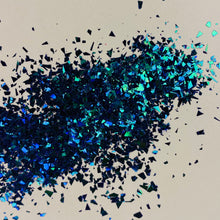 Load image into Gallery viewer, 1/4oz Raw Broken Glass Glitter - Teal Blue / Green