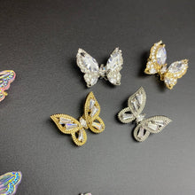 Load image into Gallery viewer, 2pcs Butterfly Nail Charms