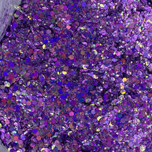 Load image into Gallery viewer, 1/4oz Raw Glitter Chunky- Purple