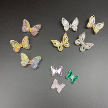 Load image into Gallery viewer, 2pcs Butterfly Nail Charms
