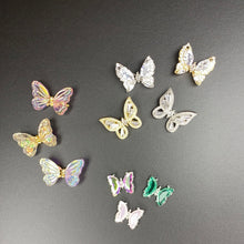 Load image into Gallery viewer, 2pcs Butterfly Nail Charms