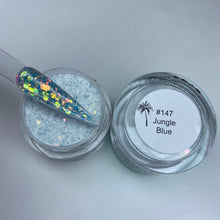 Load image into Gallery viewer, #147 Jungle Blue | Glitter acrylic