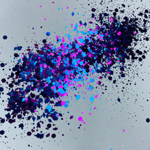 Load image into Gallery viewer, 1/4oz Raw Glitter Chunky - Fuchsia / Blue