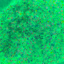 Load image into Gallery viewer, 1/4oz Raw Glitter Chunky- Teal Glow