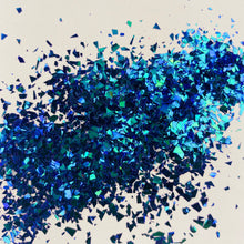 Load image into Gallery viewer, 1/4oz Raw Broken Glass Glitter - Teal Blue / Green