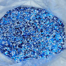 Load image into Gallery viewer, 1/4oz Raw Glitter Chunky- Blue / White