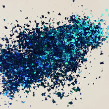 Load image into Gallery viewer, 1/4oz Raw Broken Glass Glitter - Teal Blue / Green