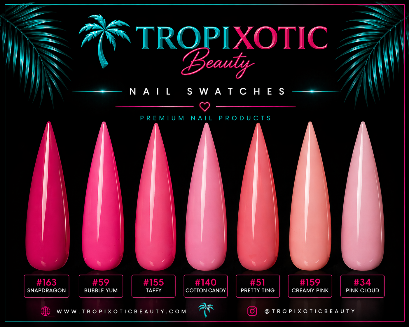 PINK ACRYLIC POWDER