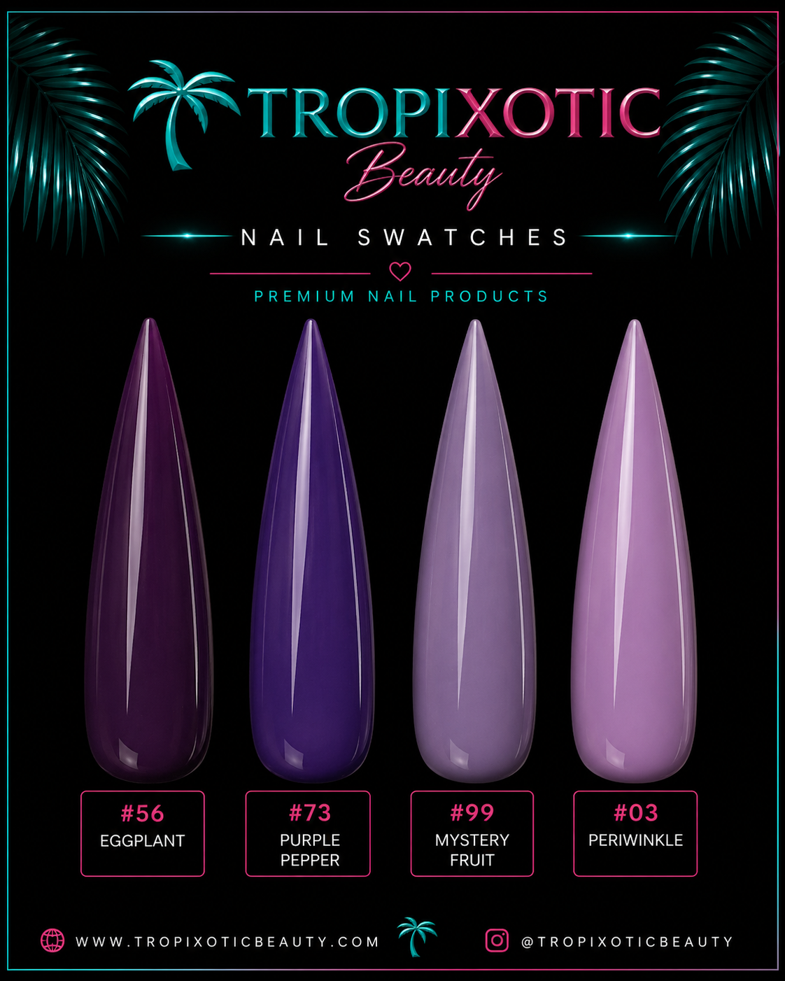 PURPLE ACRYLIC POWDER