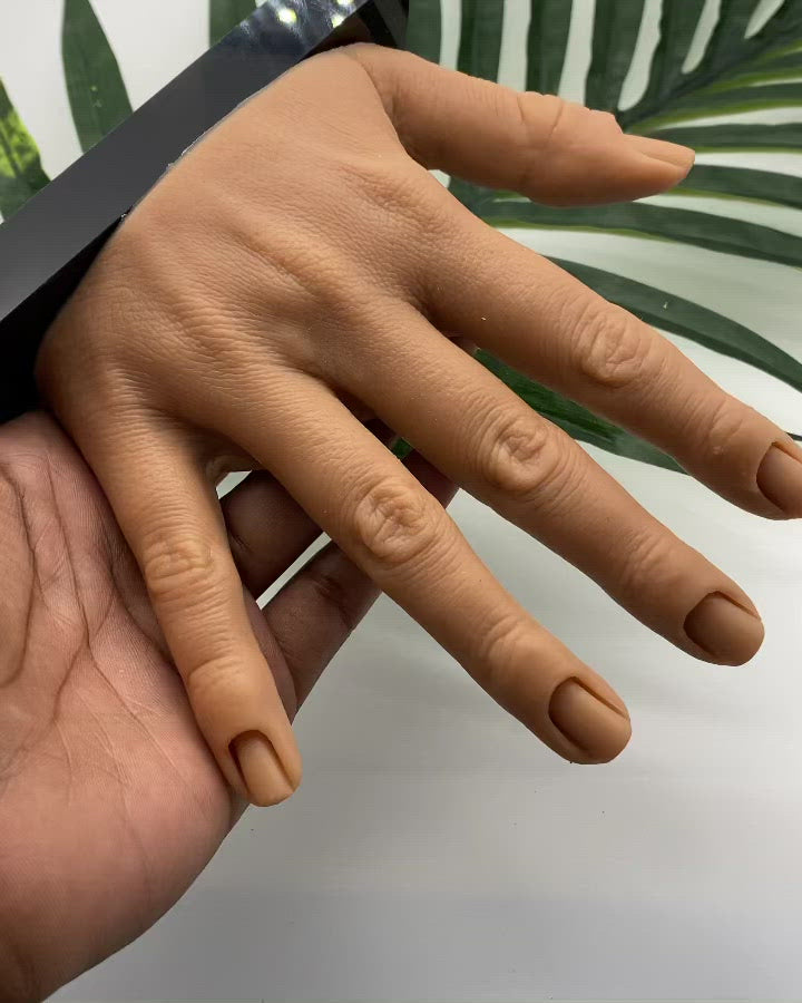 Fixed Non-Posable Silicone Hand