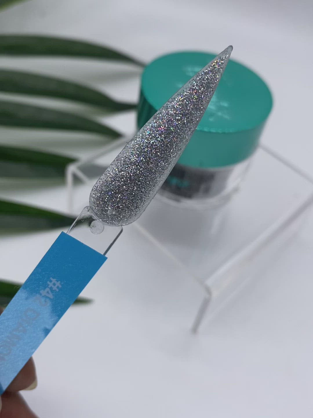 #42 Diamond Glitz - Holographic | Glitter acrylic