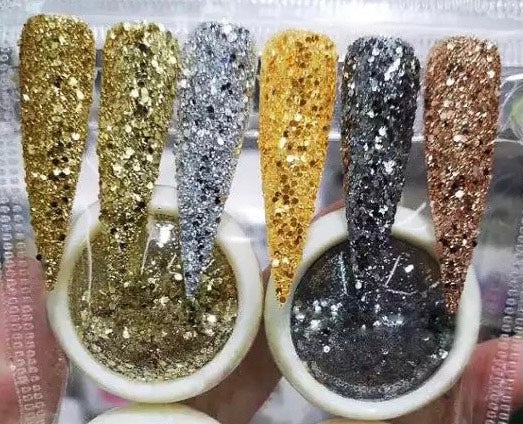 6 Series Glitter Pack Night Bling