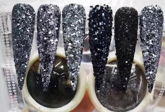 6 Series Glitter Pack Onyx