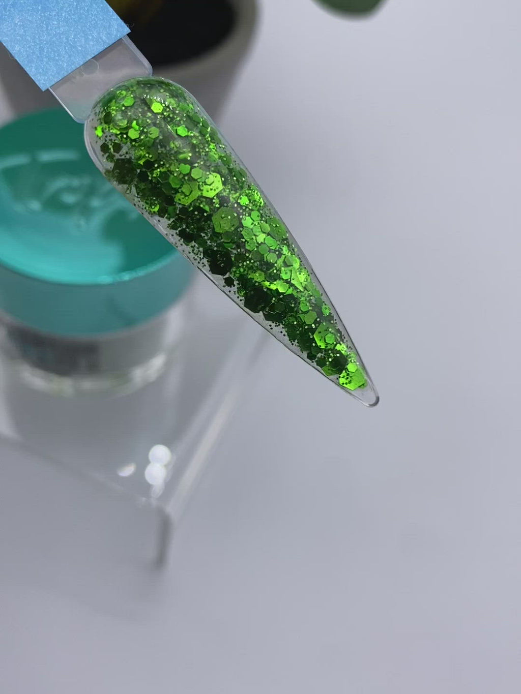 #81 Apple Pucker | Glitter Acrylic