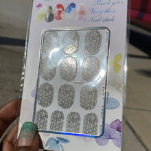 Load image into Gallery viewer, Nail Stickers - Dior holo/ metallic
