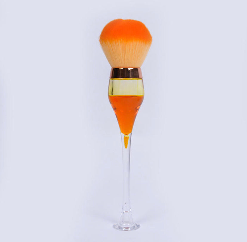 Wine Glass Nail Dust Brush
