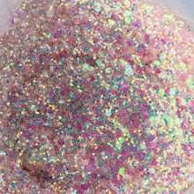 Load image into Gallery viewer, 1/4oz Raw Glitter Chunky- Soft Pink Glow
