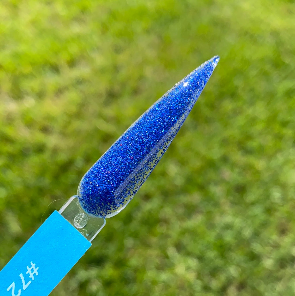 #72 Blu Dazzle Berries | Glitter Acrylic