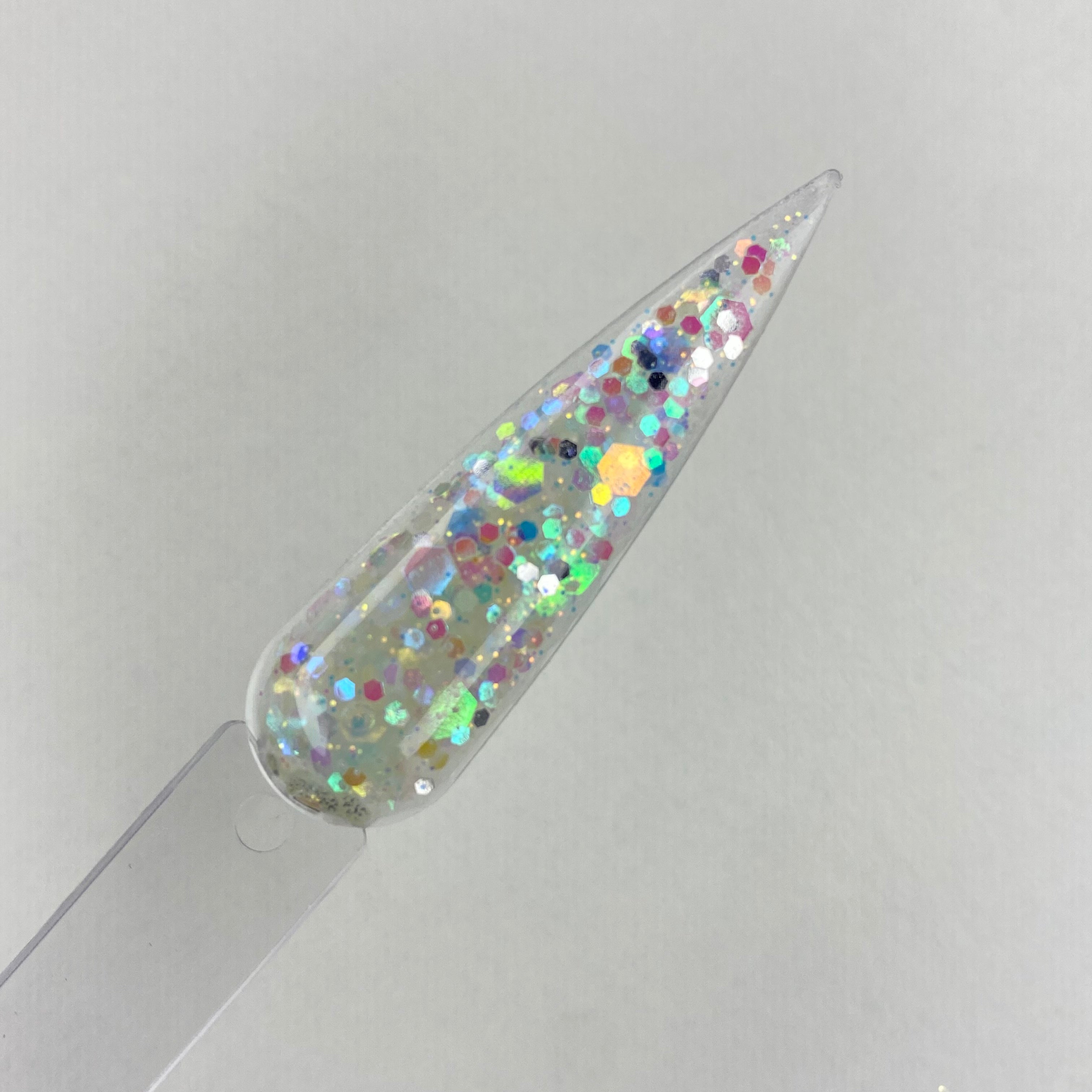 1/4oz Raw Glitter Chunky- Teal Glow