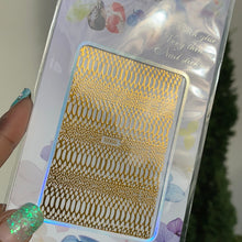 Load image into Gallery viewer, Snake Skin Stickers - metallic
