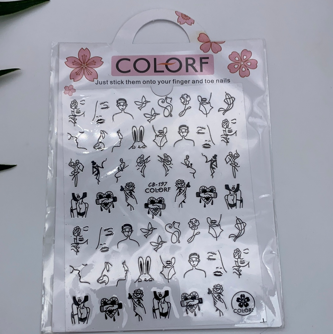 Nail Decal CB-197