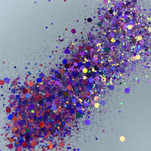 Load image into Gallery viewer, 1/4oz Raw Glitter Chunky- Purple
