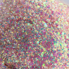 Load image into Gallery viewer, 1/4oz Raw Glitter Chunky- Soft Pink Glow

