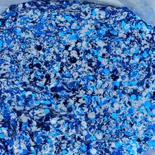 Load image into Gallery viewer, 1/4oz Raw Glitter Chunky- Blue / White
