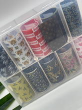 Load image into Gallery viewer, Designer Logo Nail Foil
