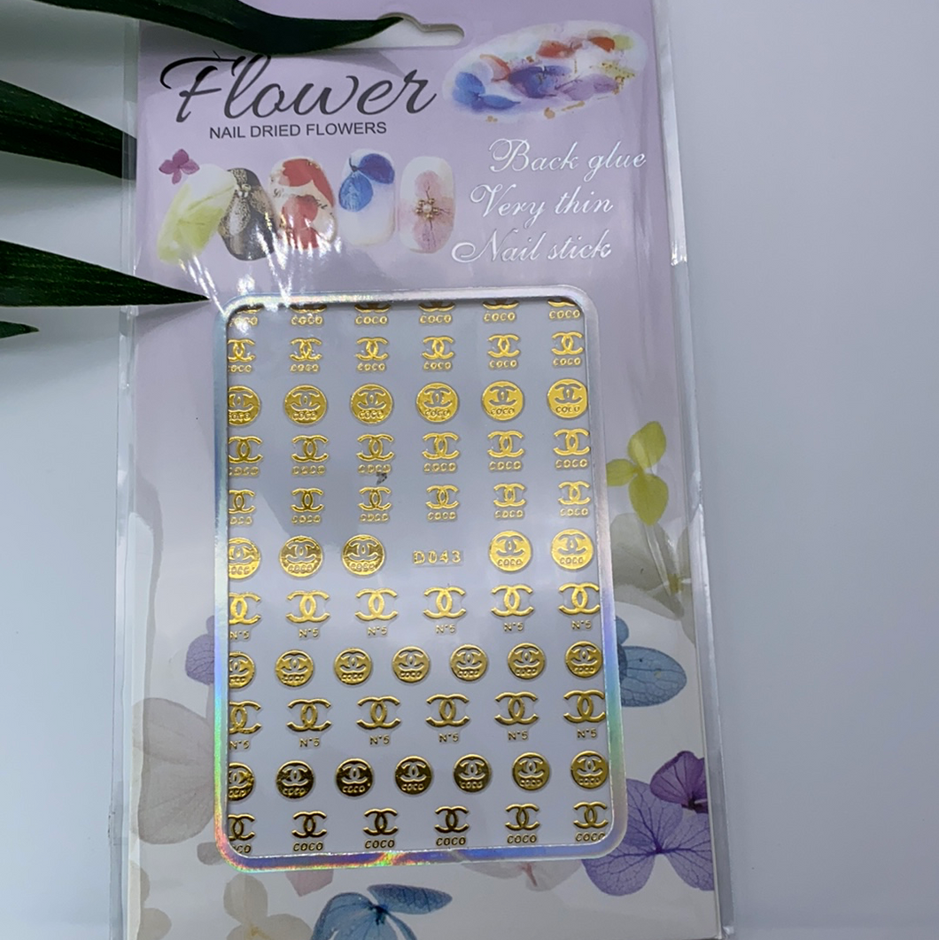 Nail Decal D043