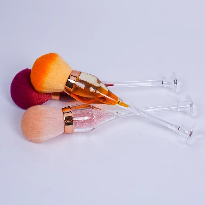 Wine Glass Nail Dust Brush