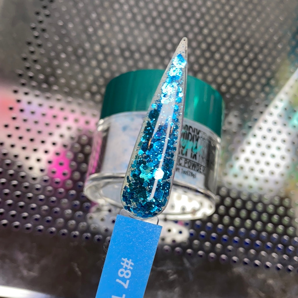 #87 Tropical Tsunami | Glitter Acrylic