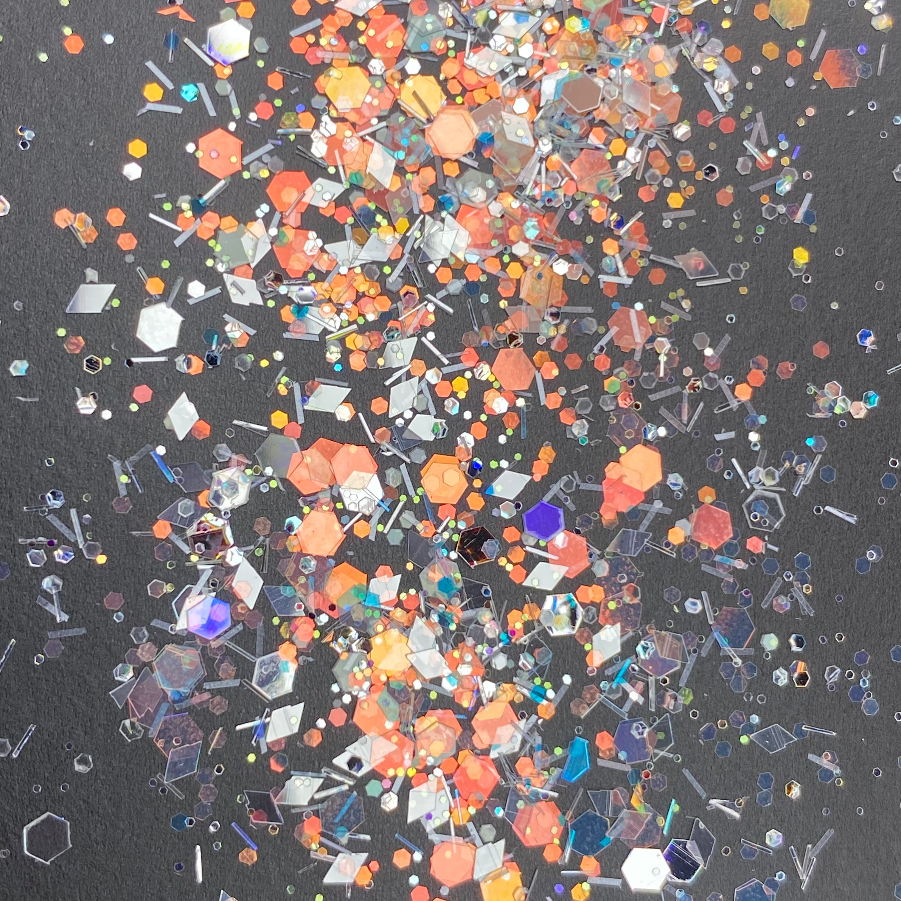 1/4oz Raw Glitter Chunky- White