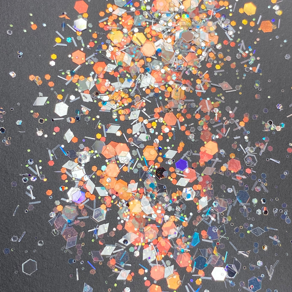 1/4oz Raw Glitter Chunky- White