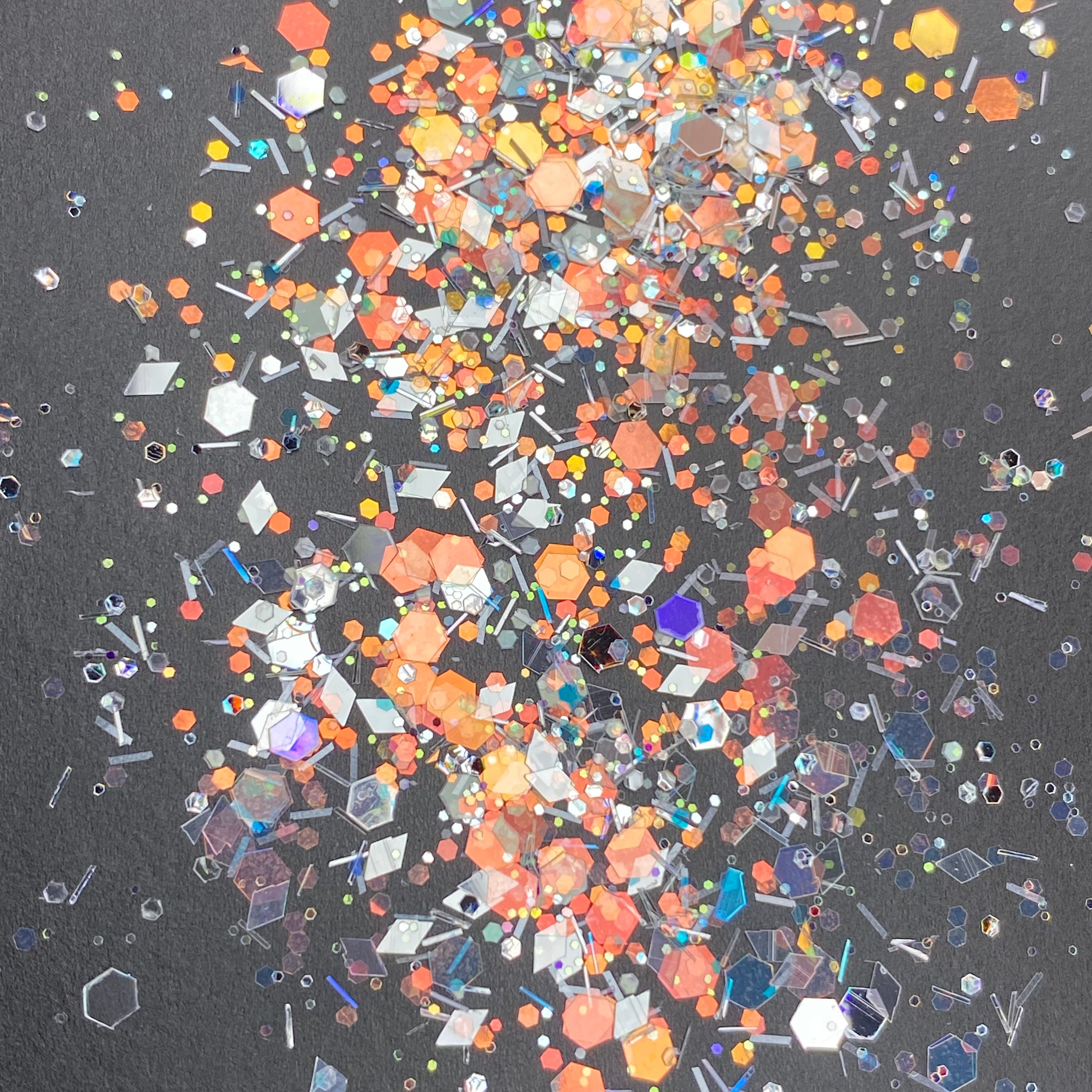 1/4oz Raw Glitter Chunky- White