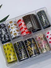 Load image into Gallery viewer, Designer Logo Nail Foil
