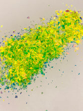 Load image into Gallery viewer, 1/4oz Raw Broken Glass Glitter - Yellow
