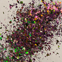 Load image into Gallery viewer, 1/4oz Raw Broken Glass Glitter -  Chameleon Pink / Green
