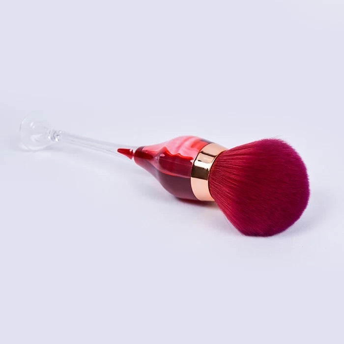 Wine Glass Nail Dust Brush