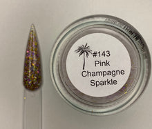 Load image into Gallery viewer, #143 Pink Champagne Sparkle | Glitter Acrylic
