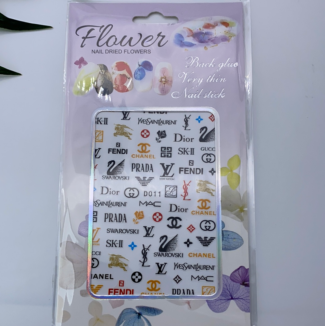 Nail Decal D011