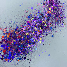 Load image into Gallery viewer, 1/4oz Raw Glitter Chunky- Purple
