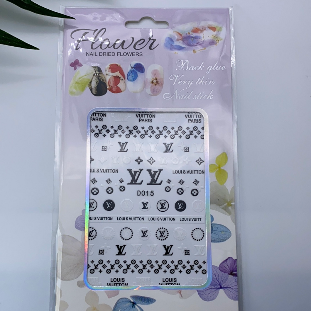 Nail Decal D015