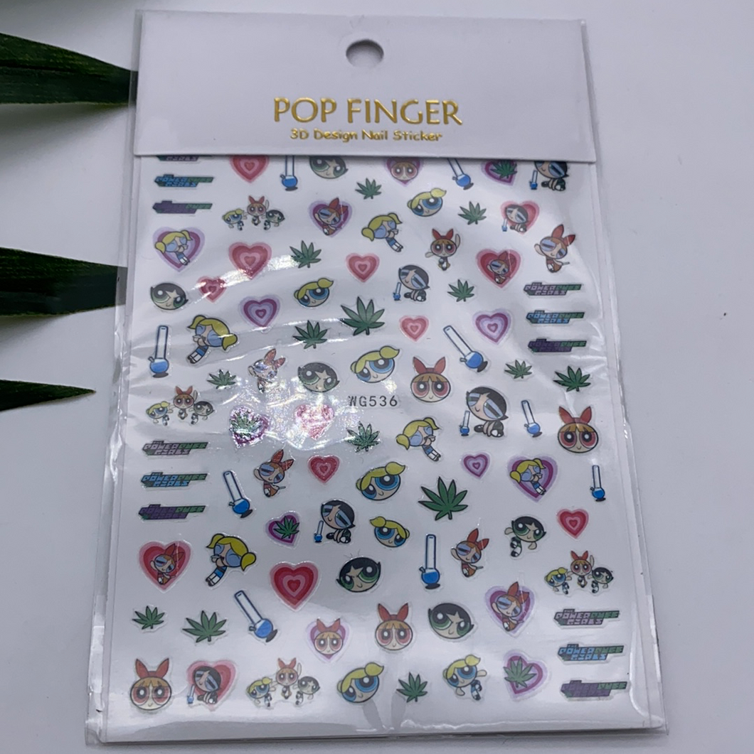 Nail Decal WG536