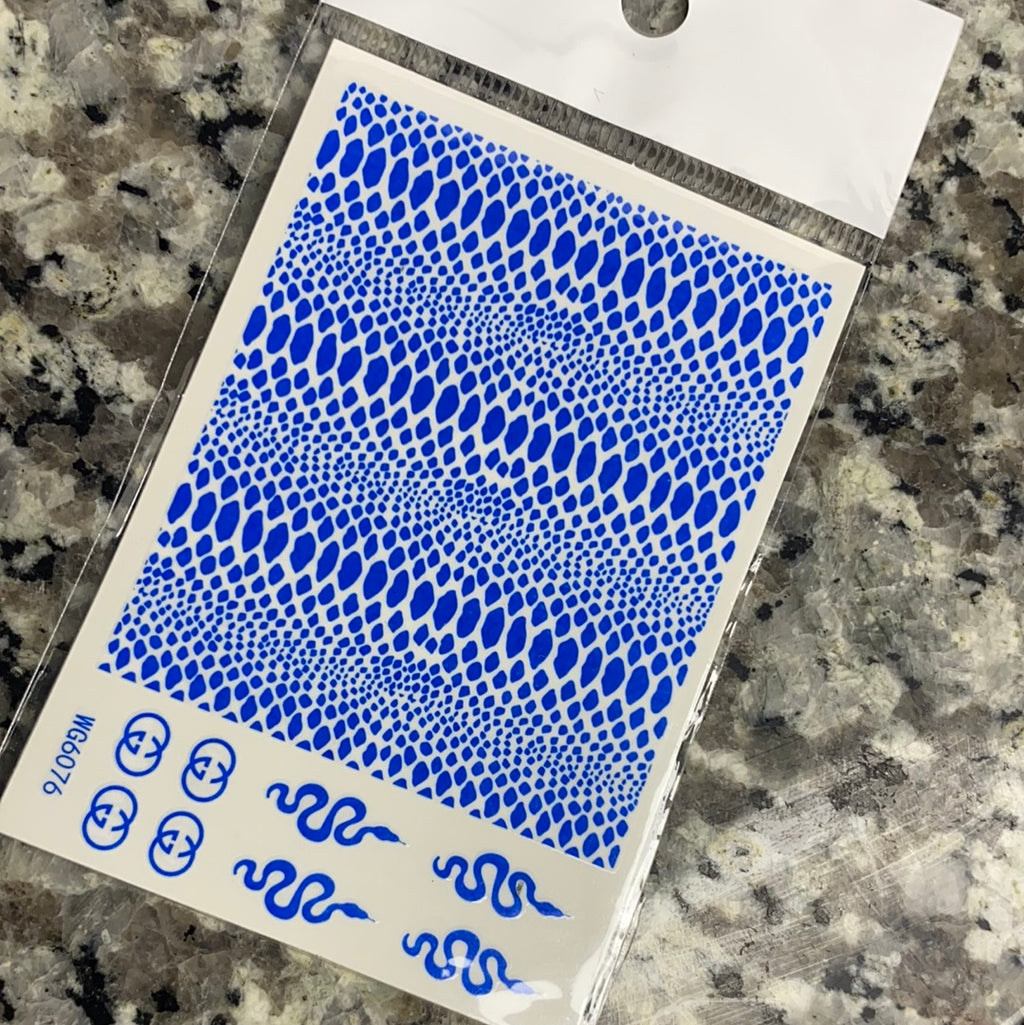 Neon Water Decal 5pcs