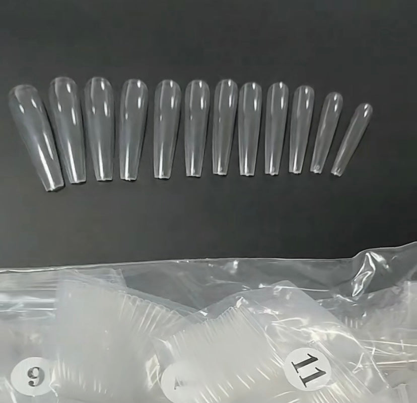 Full Coverage XXL Ballerina Nail Tips 500pcs