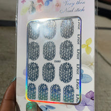 Load image into Gallery viewer, Nail Stickers - Dior holo/ metallic
