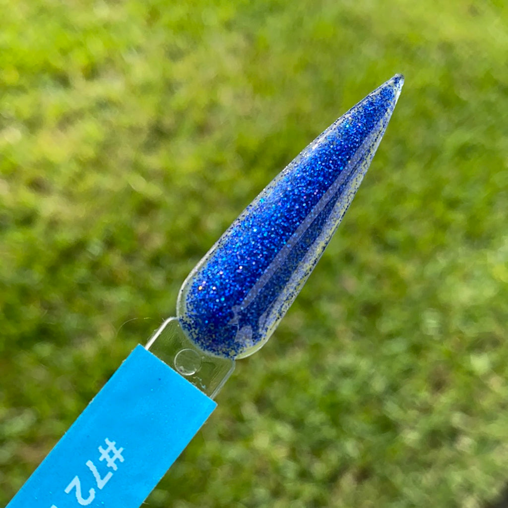 #72 Blu Dazzle Berries | Glitter Acrylic
