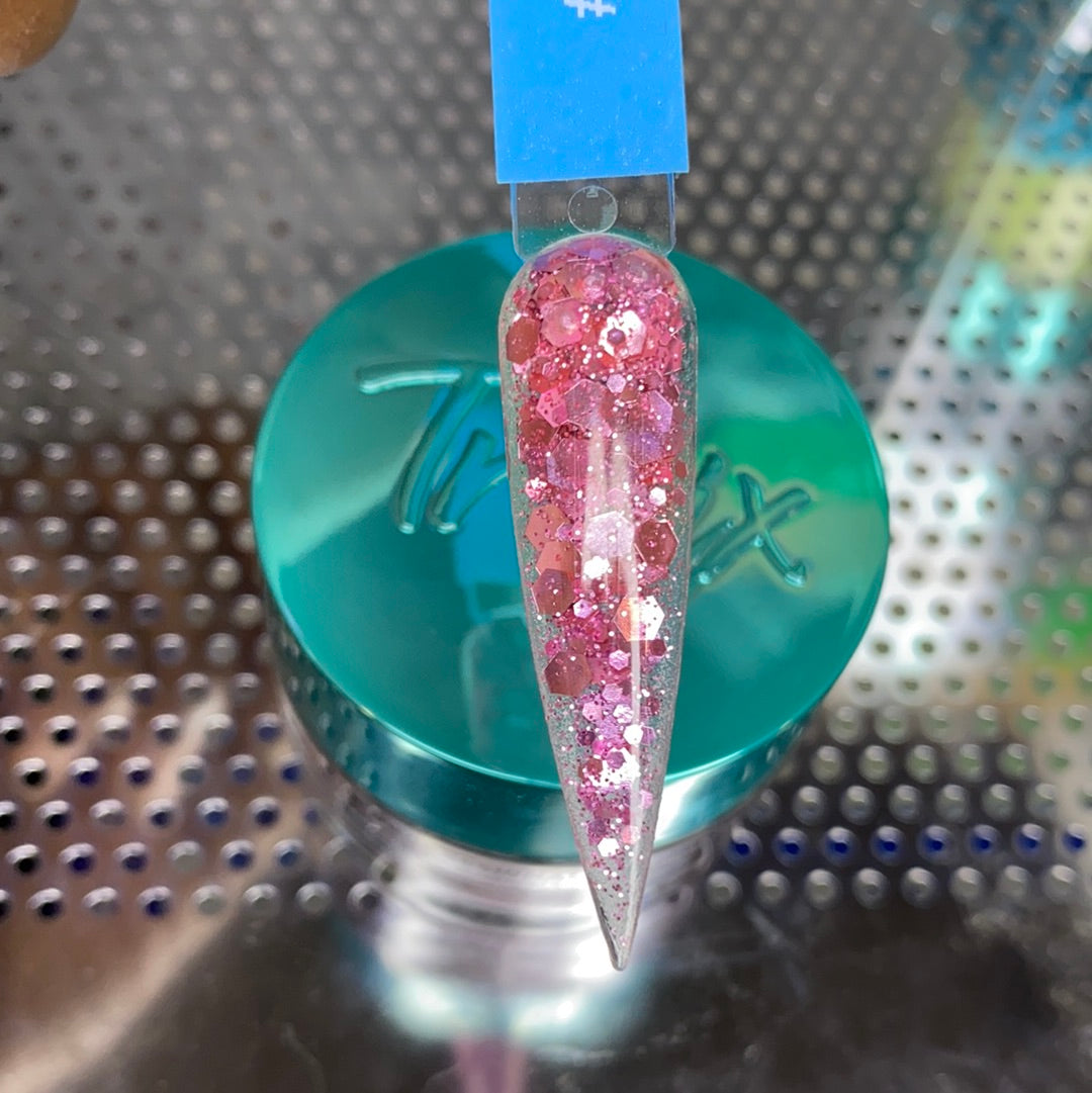 #82 Jellyfish Sting | Glitter Acrylic